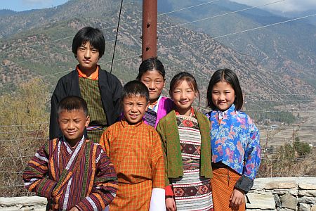 Bhutanese kids