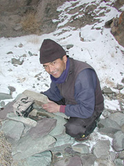 Jigmet Dadul, best snow leopard tracker in Ladakh. Photo kind permission of Snow Leopard Conservancy.