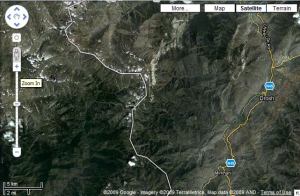Location of night footage of snow leopard